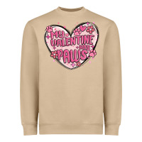 Mushroom my valentine has paws Heavyweight Sweatshirt - MaliasSmallBusiness