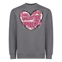 Storm my valentine has paws Heavyweight Sweatshirt - MaliasSmallBusiness