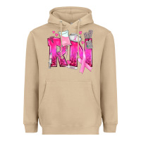 Mushroom Breast Cancer RN Registered Nurse Heavyweight Hoodie - texasbilliewilder
