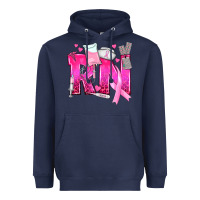 Navy Breast Cancer RN Registered Nurse Heavyweight Hoodie - texasbilliewilder