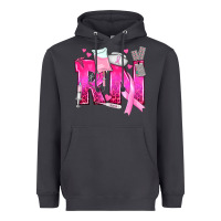 Smoke Breast Cancer RN Registered Nurse Heavyweight Hoodie - texasbilliewilder
