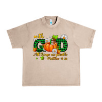 French Oak with god all things are possible Urban Heavy Tee - AdoDesignShop