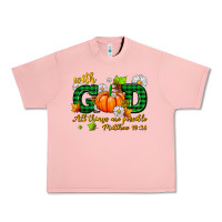 Salmon with god all things are possible Urban Heavy Tee - AdoDesignShop