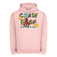 Pigment Salmon Crawfish season Urban Hoodie - FaDigitalArtStudio