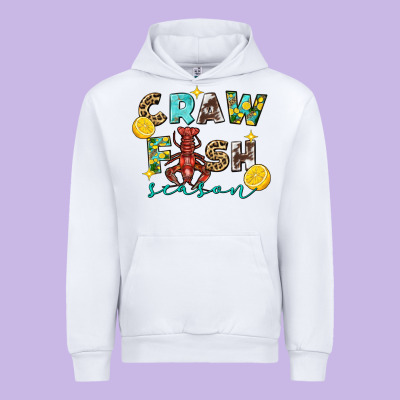 Crawfish Season Urban Hoodie Designed By Fadigitalartstudio