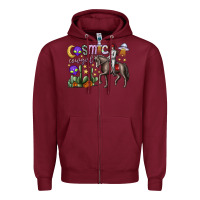 Cosmic Cowgirl Zipper Hoodie | Teevron