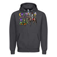 Smoke cosmic cowgirl Zipper Hoodie - SublimationCraftShop