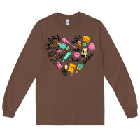 Chestnut vanilla eggs sugar cocoa and kitchen heart Long Sleeve Tee - MaliasSmallBusiness