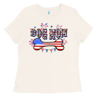Bone 4th of July Dog Mom Ladies Tee - CowGirlArtShop