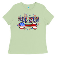 Matcha 4th of July Dog Mom Ladies Tee - CowGirlArtShop