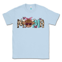 Dusty Blue mama cow Classic Tee - MaliasSmallBusiness