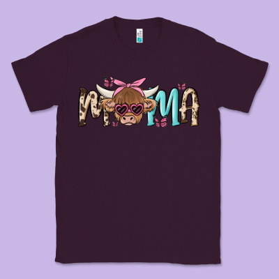 Mama Cow Classic Tee Designed By Maliassmallbusiness