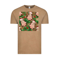 Vintage Coffee Christmas tree cakes Vintage Tee - NancyCooperArtShop