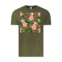 Vintage Olive Christmas tree cakes Vintage Tee - NancyCooperArtShop