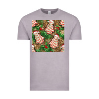 Vintage Zinc Christmas tree cakes Vintage Tee - NancyCooperArtShop