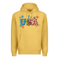Antique Gold USA 4th of july Premium Hoodie - HowdyJamesFarm