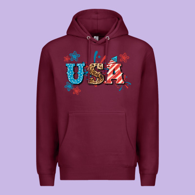Usa 4th Of July Premium Hoodie Designed By Howdyjamesfarm