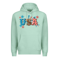 Seafoam USA 4th of july Premium Hoodie - HowdyJamesFarm