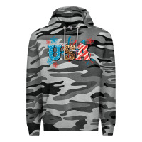 Slate Camo USA 4th of july Premium Hoodie - HowdyJamesFarm