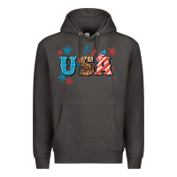 Smoke USA 4th of july Premium Hoodie - HowdyJamesFarm