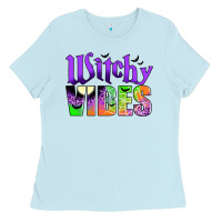 Baby Blue witchy vibes Ladies Tee - JahusDesignShop