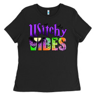Black witchy vibes Ladies Tee - JahusDesignShop