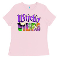 Bubblegum Pink witchy vibes Ladies Tee - JahusDesignShop