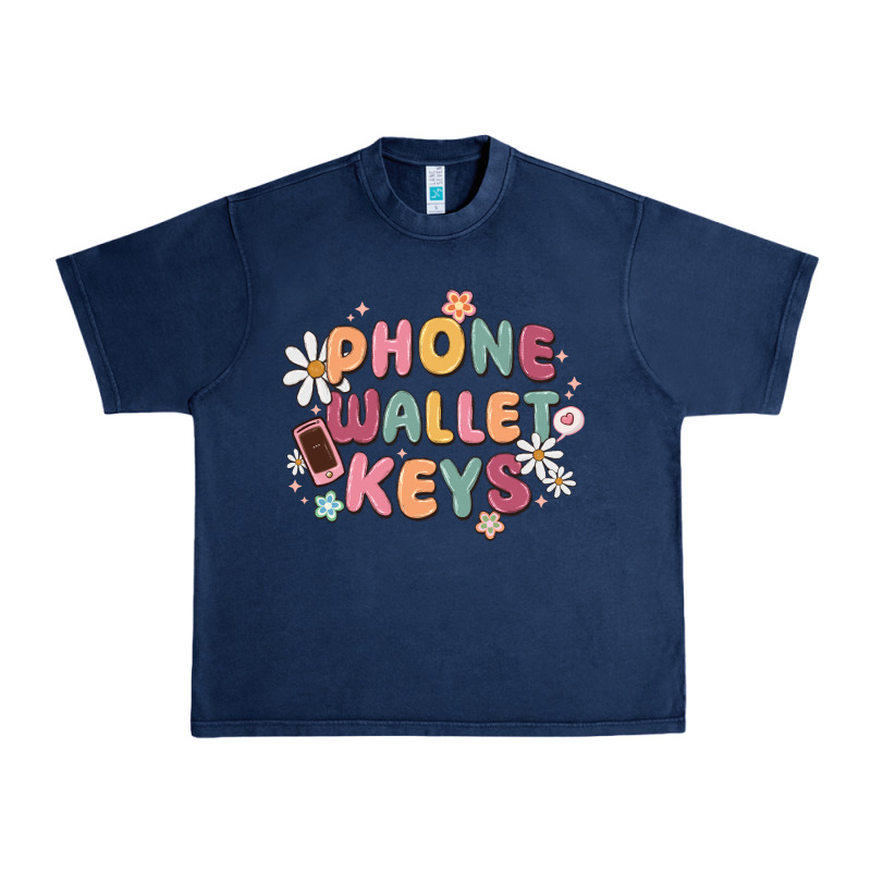 Phone Wallet Keys Urban Heavy Tee by MaliasSmallBusiness | Teevron
