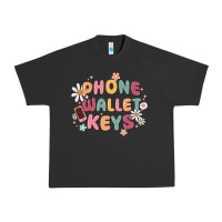 Pigment Black phone wallet keys Urban Heavy Tee - MaliasSmallBusiness