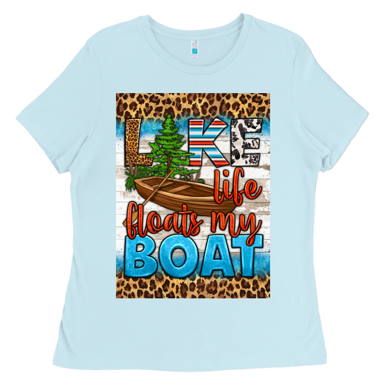 Lake Life Floats My Boat Air Freshener Ladies Tee by HRA Design Shop | Teevron
