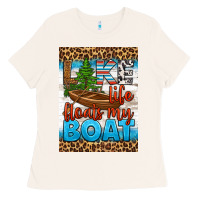 Bone lake life floats my boat air freshener Ladies Tee - HRA Design Shop