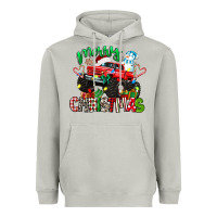 Moon Dust merry christmas monster truck Heavyweight Hoodie - texasbilliewilder