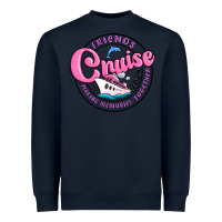 Navy friends 2024 cruise Heavyweight Sweatshirt - MaliasSmallBusiness