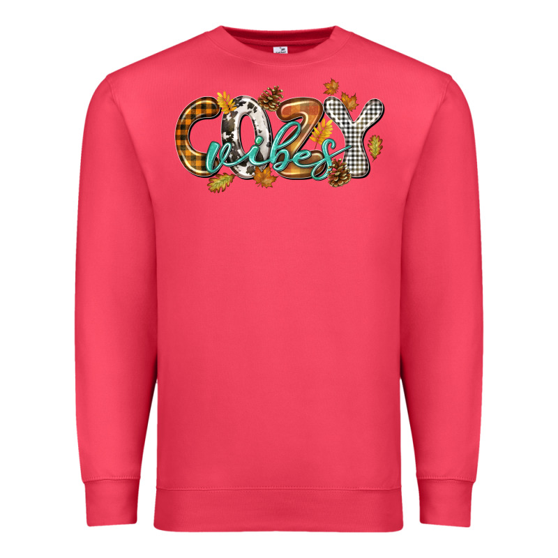 Cozy Vibes Premium Sweatshirt by NancyCooperArtShop | Teevron