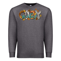 Charcoal Heather Cozy vibes Premium Sweatshirt - NancyCooperArtShop