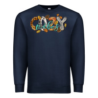 Navy Cozy vibes Premium Sweatshirt - NancyCooperArtShop