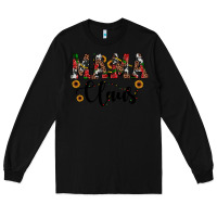 Black mama claus Long Sleeve Tee - JahusDesignShop