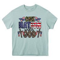 Arona one nation under god Heavy Core Tee - CowhideDigitalArt