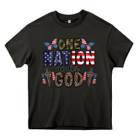 Asphalt one nation under god Heavy Core Tee - CowhideDigitalArt
