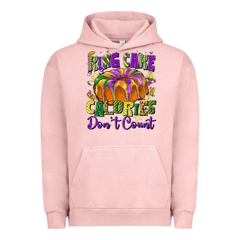 King Cake Calories Don't Count Urban Hoodie by FaDigitalArtStudio | Teevron