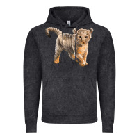 Vintage Black baby lion Vintage Hoodie - LillyAllenDesigns