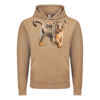 Vintage Coffee baby lion Vintage Hoodie - LillyAllenDesigns