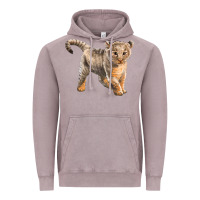 Vintage Zinc baby lion Vintage Hoodie - LillyAllenDesigns