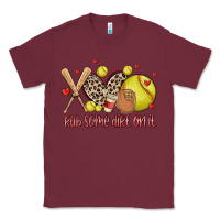 Burgundy rub some dirt on it softball Classic Tee - MaliasSmallBusiness