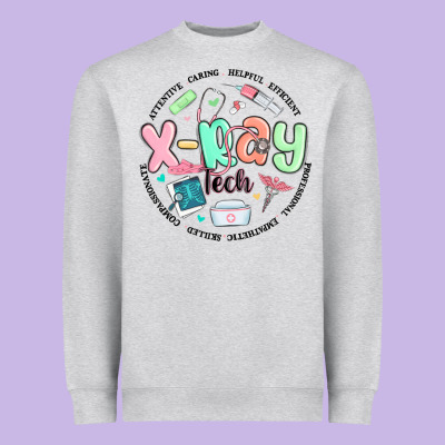 X Ray Tech Heavyweight Sweatshirt Designed By Maliassmallbusiness