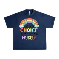 Navy gay pride Urban Heavy Tee - MaliasSmallBusiness