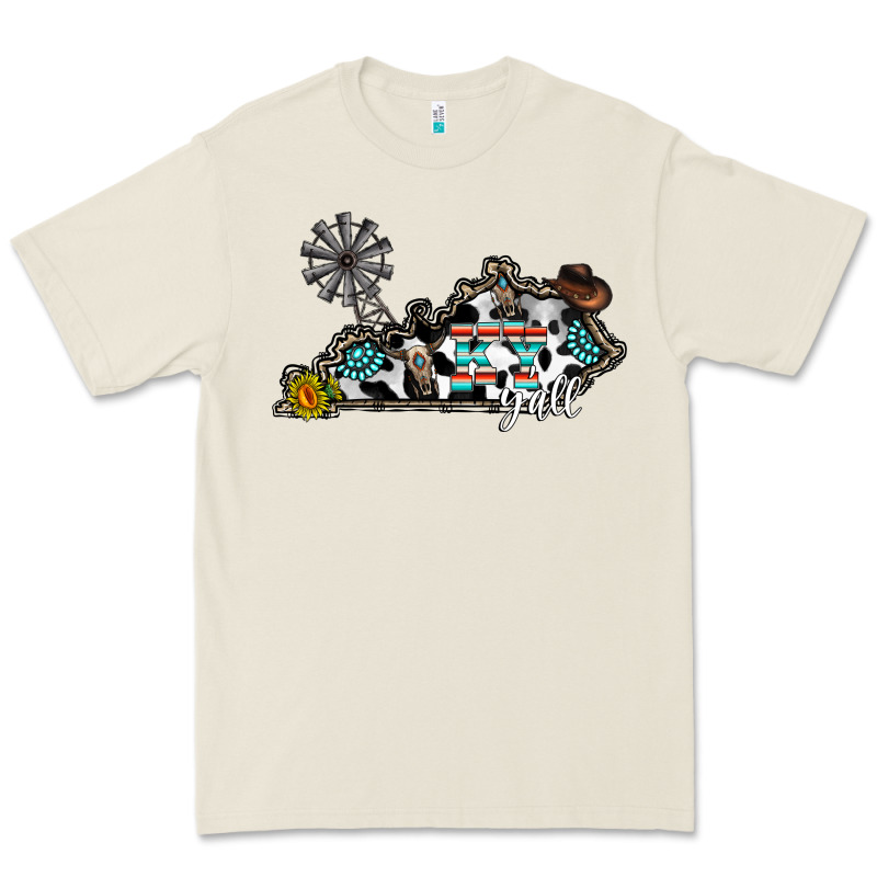 Ky Yall Western Premium Tee by CowhideDigitalArt | Teevron