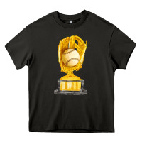 Asphalt baseball throphy cup fa element Heavy Core Tee - FaDigitalArtStudio