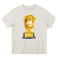 Cream baseball throphy cup fa element Heavy Core Tee - FaDigitalArtStudio