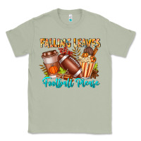 Matcha Falling Leaves Football Please Classic Tee - CowhideDigitalArt